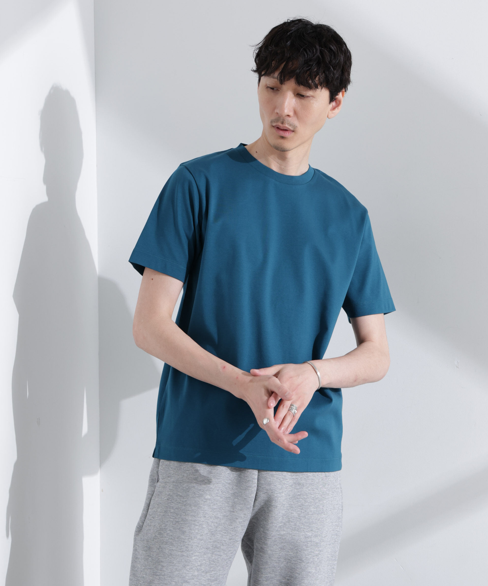  「アンチスメル クルーネックTシャツ 半袖」|Tシャツ・カットソー|