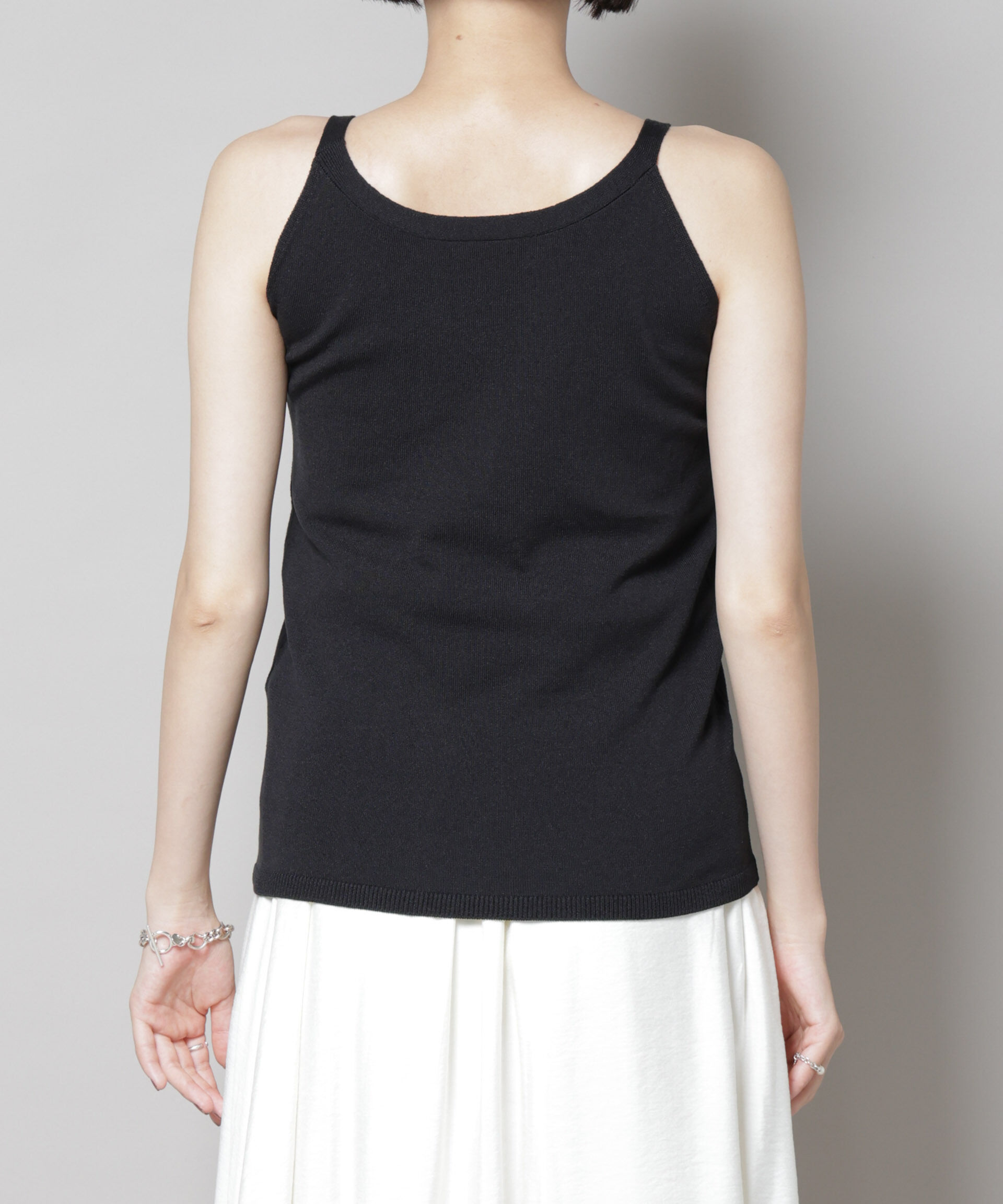 nano･universe「メッシュレイヤードニットアンサンブル」|ニット・セーター|