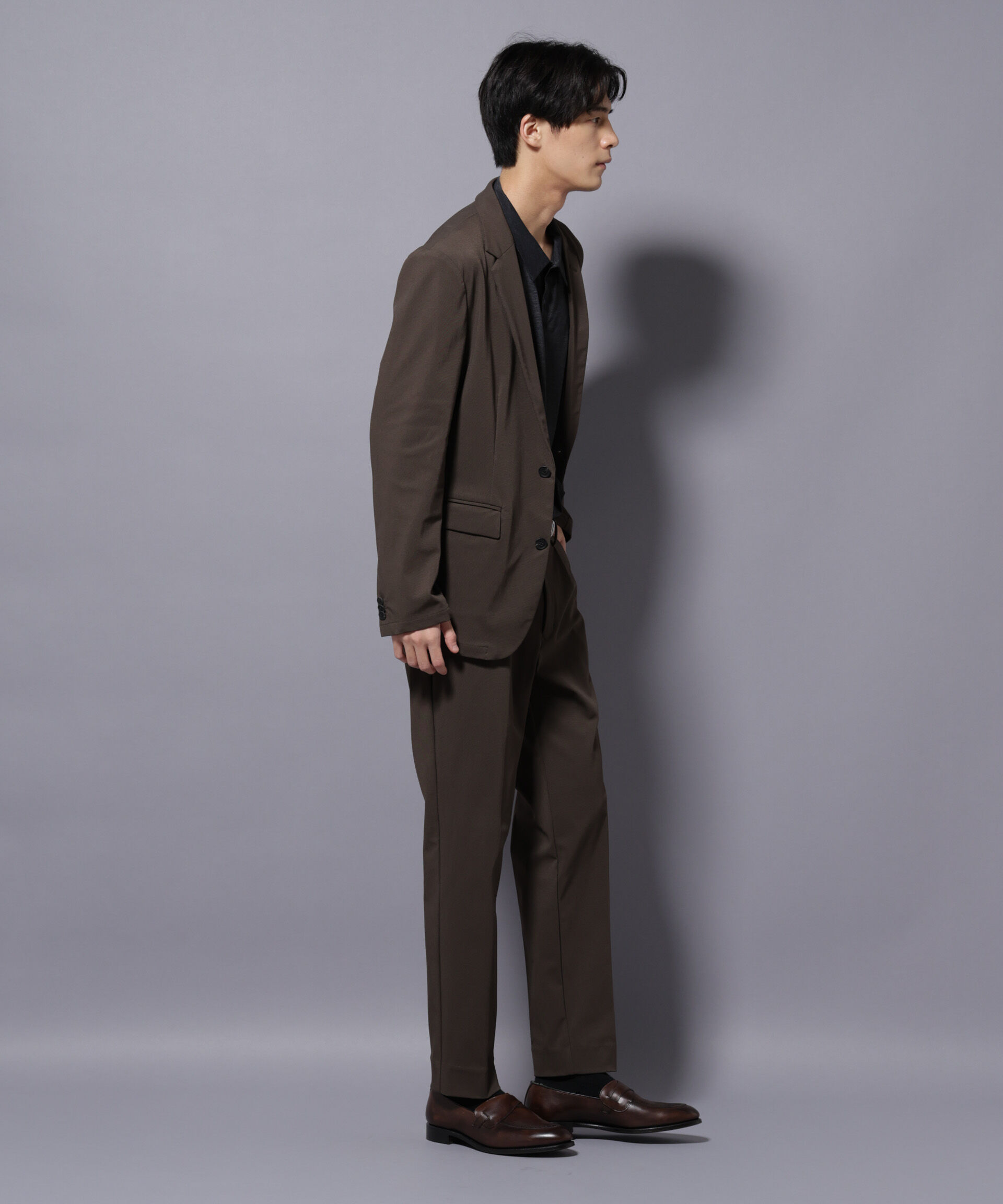 nano･universe「｢Damerino｣ ナイロンストレッチトリコットセットアップ」|スーツ|