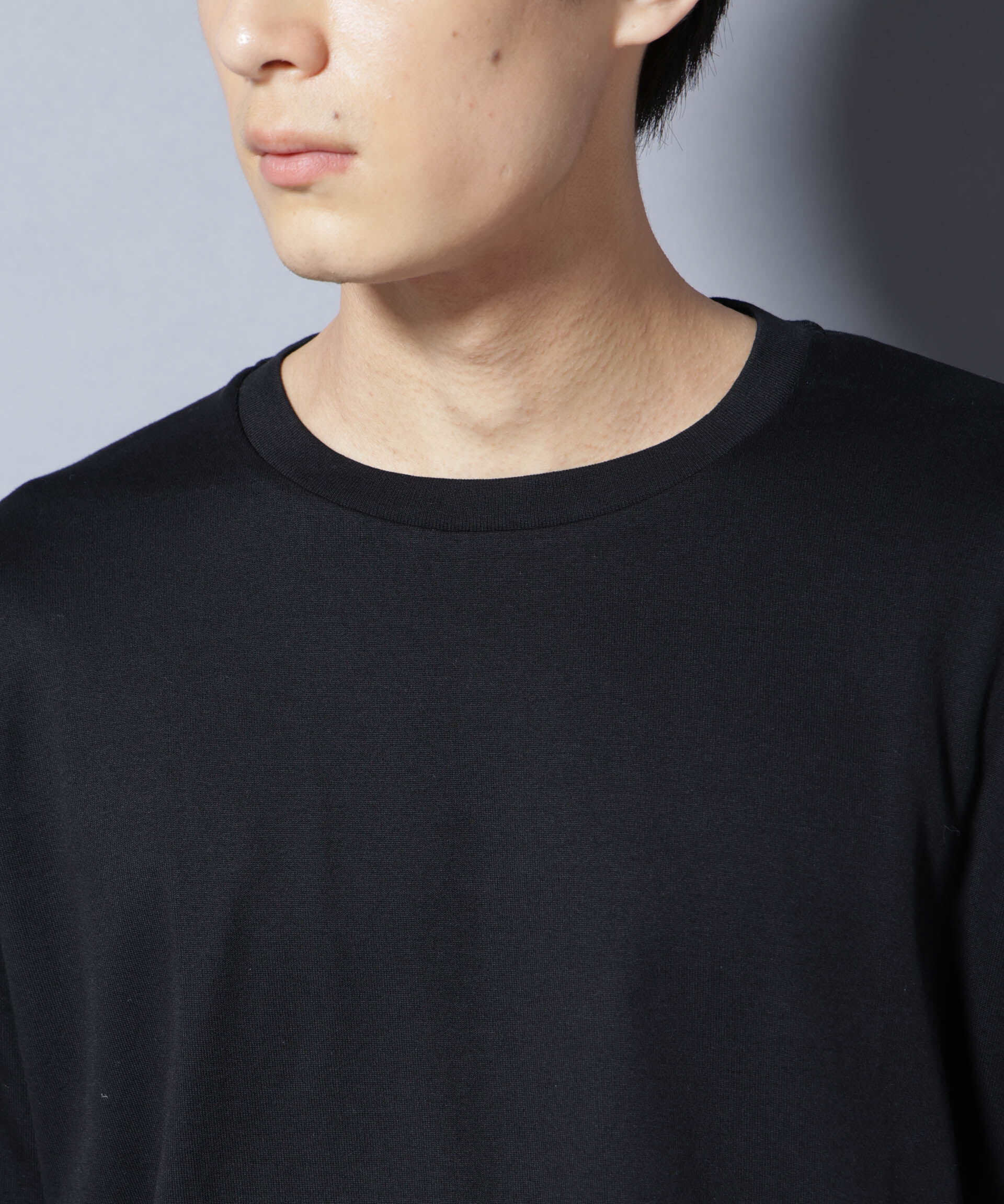 nano･universe「「FORMAL JERSEY」 クルーネックカットソー長袖」|Tシャツ・カットソー|