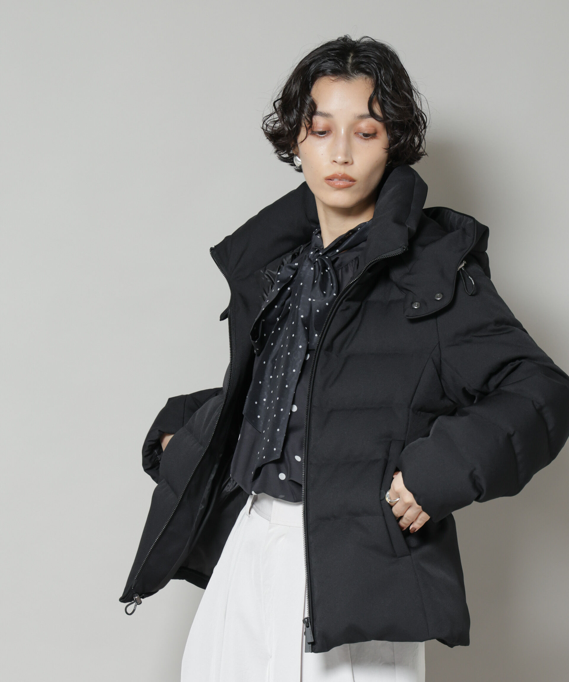 nano･universe「「西川ダウン(R)」サージショートダウン」|ダウン|