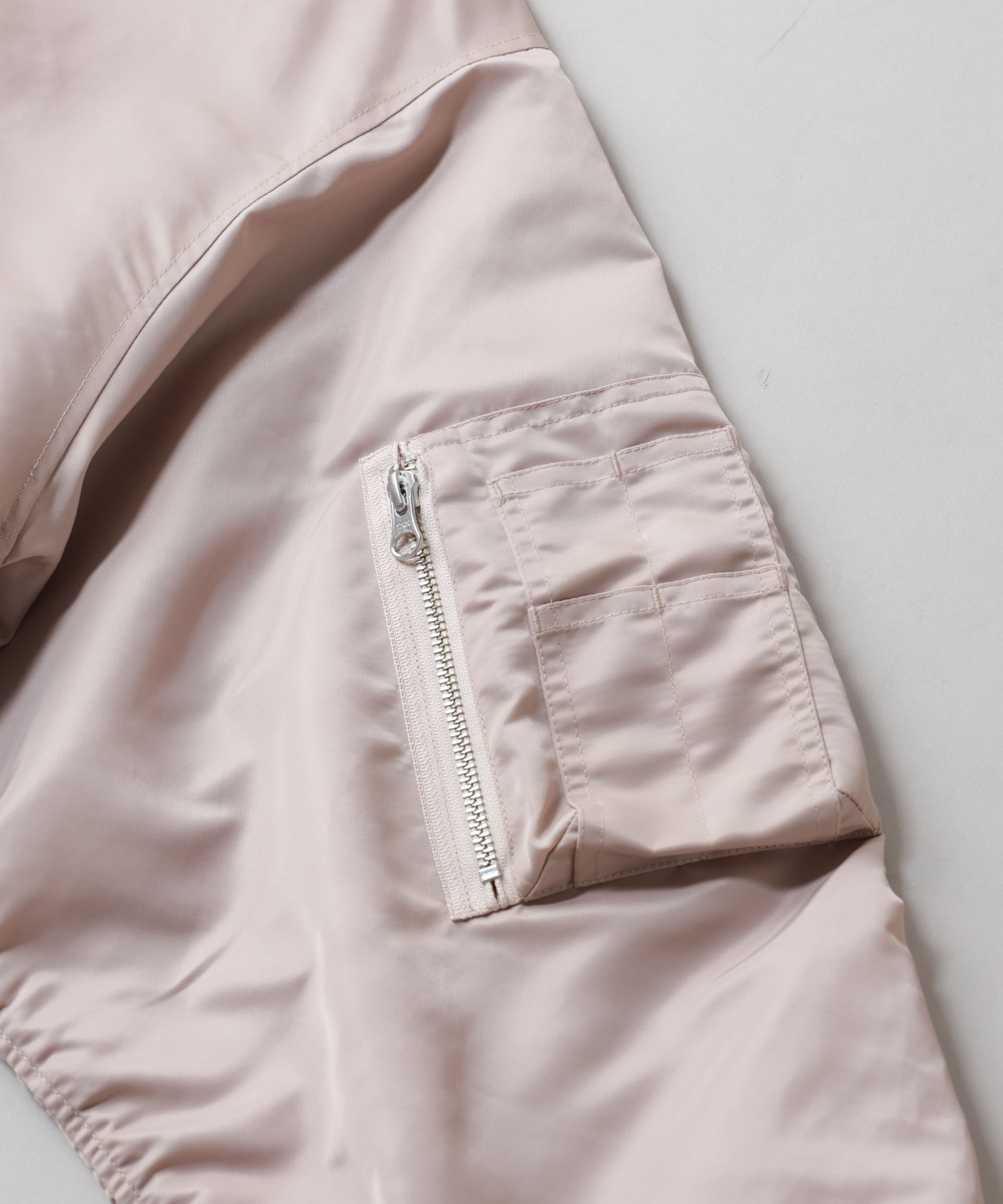 nano･universe「ナイロンツイルMA-1ブルゾン」|ブルゾン・スタジャン|