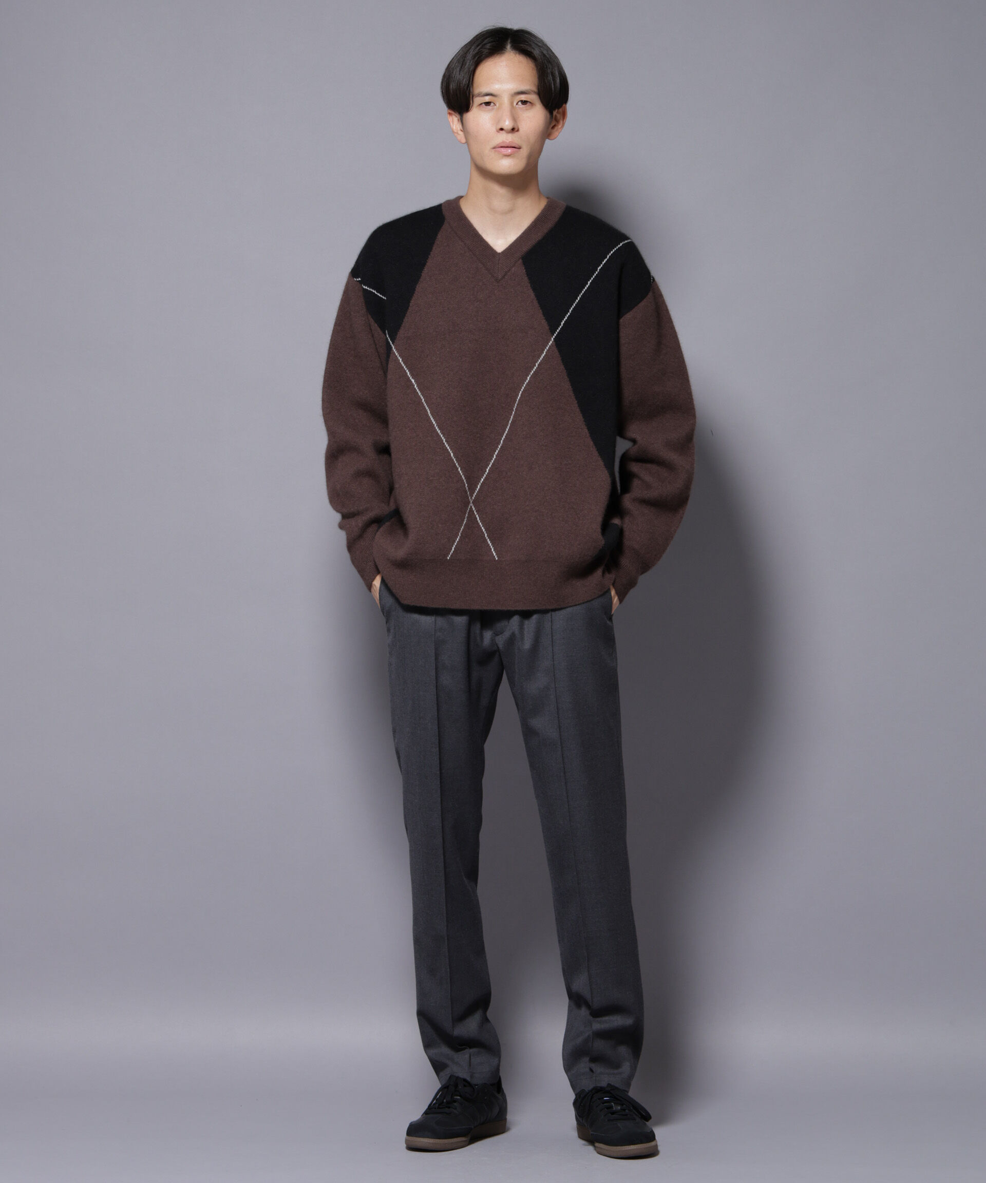 nano･universe「「N TROUSERS PREMIUM」RENU(R)ウール混洗えるサキソニーパンツ(セットアップ可)」|スーツ|