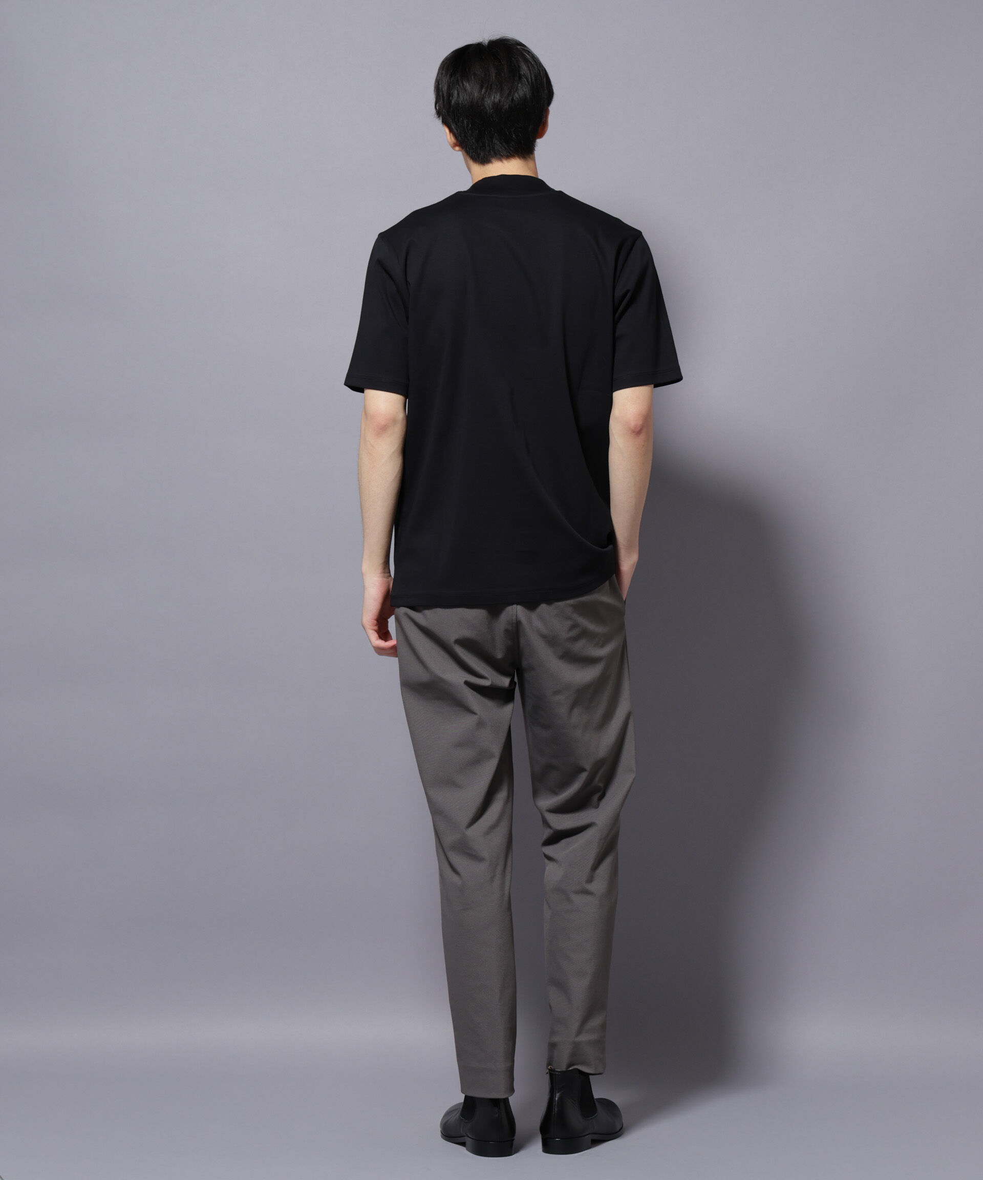 nano･universe「ジャケT(R) プレミアム クルーネック 半袖」|Tシャツ・カットソー|