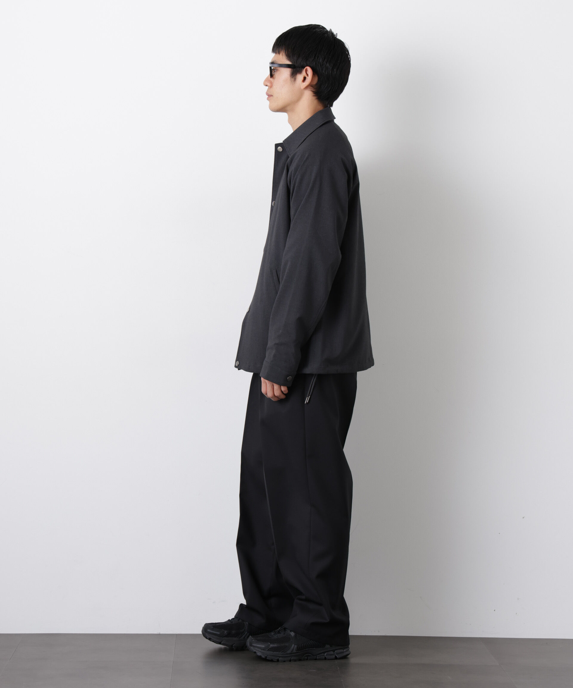 nano･universe「イタリアンドットリラックスコーチジャケット」|ブルゾン・スタジャン|