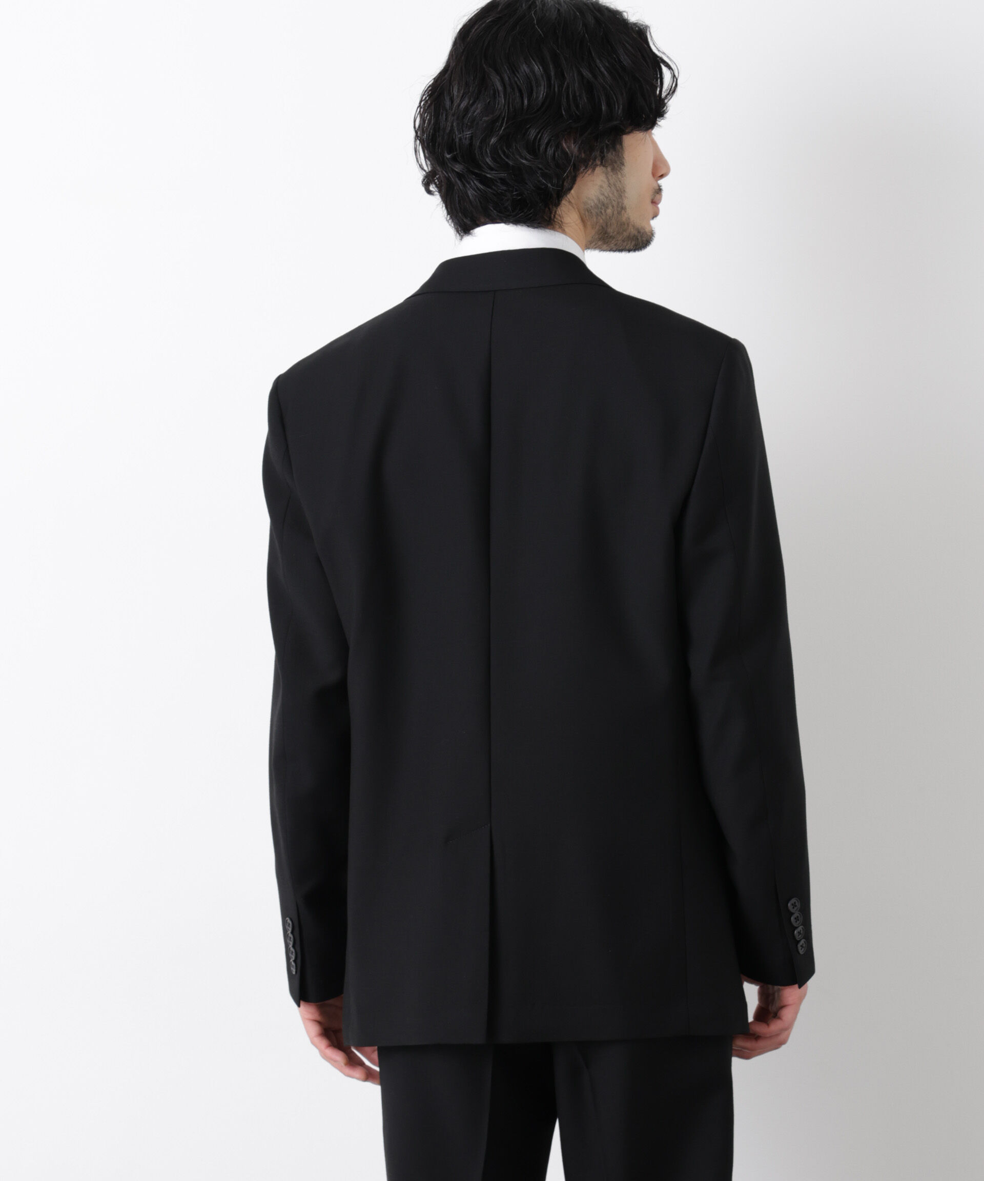 nano･universe「｢Damerino Formal｣ ﾌﾞﾗｯｸﾌｫｰﾏﾙｵｰﾙｼｰｽﾞﾝｼﾞｬｹｯﾄ(ｾ  」|スーツ|