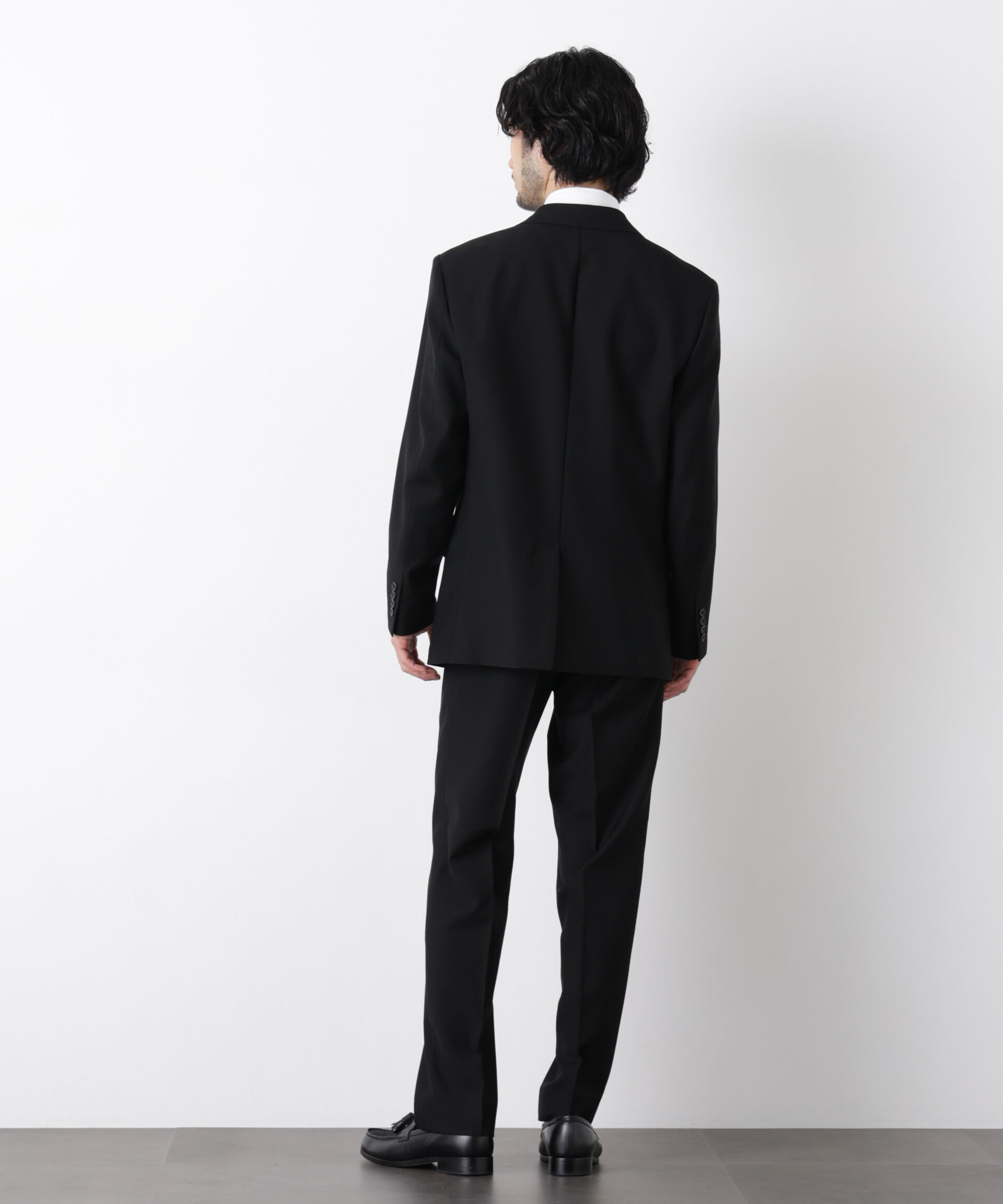 nano･universe「｢Damerino Formal｣ ﾌﾞﾗｯｸﾌｫｰﾏﾙｵｰﾙｼｰｽﾞﾝﾊﾟﾝﾂ(ｾｯﾄ  」|スーツ|