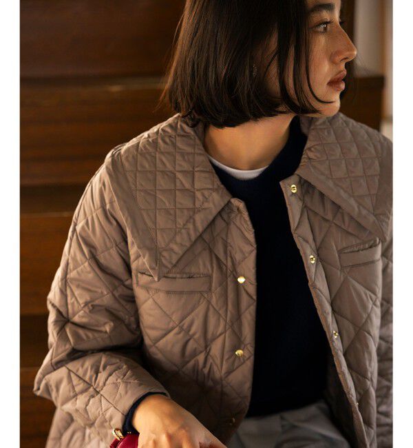 組曲「【洗える・中綿】2WAYキルト コート」|その他|ベージュ系