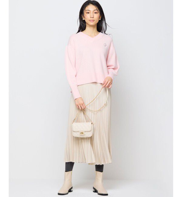 組曲「【8色展開・手洗い可】ウールカシミヤミックス Vネックニット」|ニット・セーター|