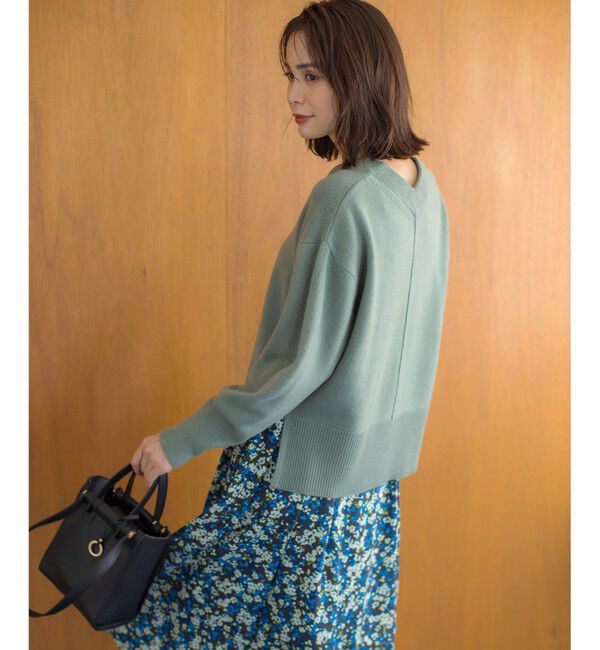 組曲「【8色展開・手洗い可】ウールカシミヤミックス Vネックニット」|ニット・セーター|