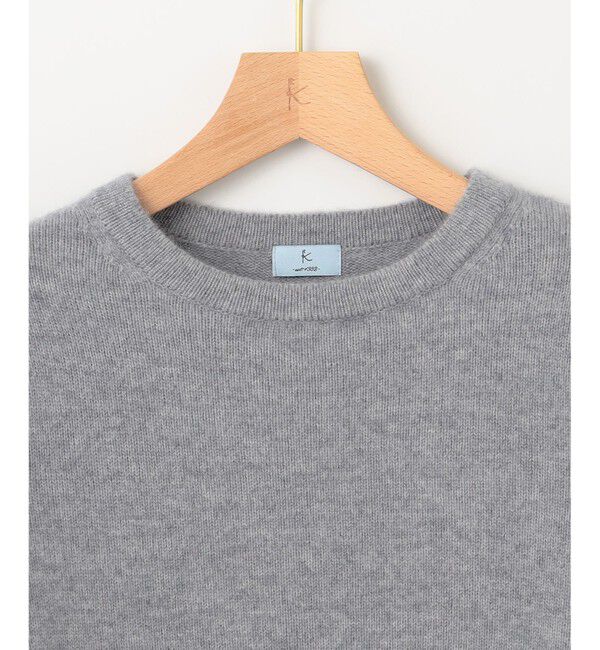 組曲「【アンサンブル対応可】ピュアカシミヤクロップド丈ニット」|ニット・セーター|