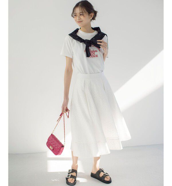 組曲「エンブロイダリーレース スカート」|スカート|アイボリー系