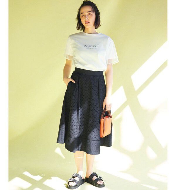 組曲「エンブロイダリーレース スカート」|スカート|ブラック系