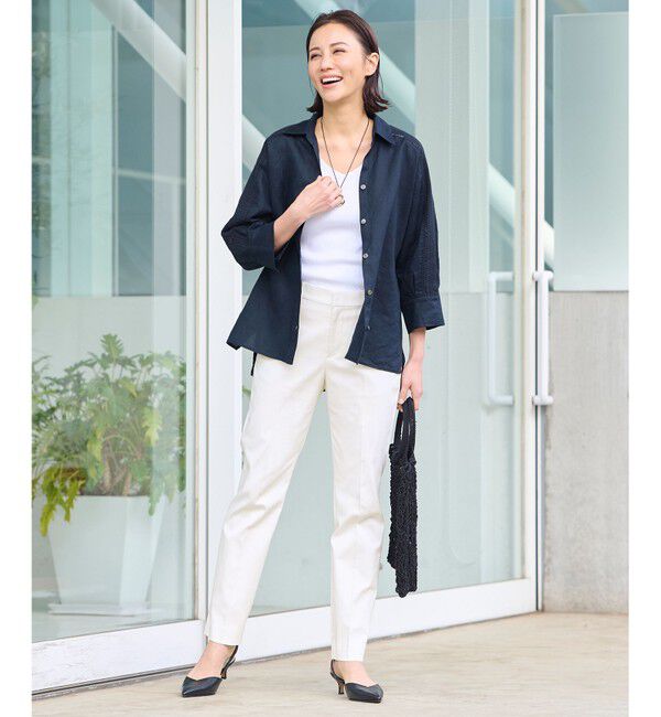 自由区「【接触冷感・吸湿・速乾・XXSサイズあり】COOLMAX テーパードパンツ」|その他|