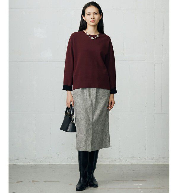 自由区「シルクネップツイード スカート」|スカート|