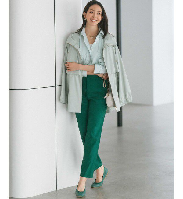 23区「【洗える】リネンレーヨンストレッチ テーパードパンツ」|その他|