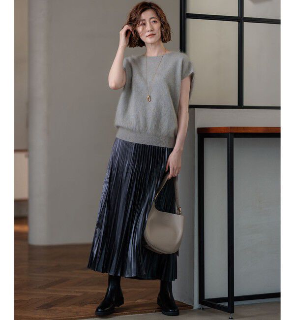 23区「【Oggi10月号掲載/洗える】カシミヤミックスファー ニット」|ニット・セーター|