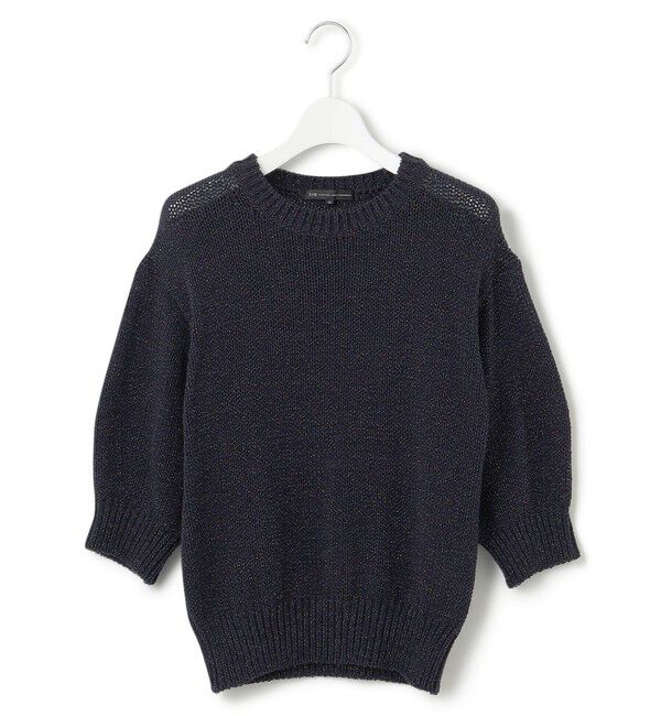 23区「【洗える】ルレックスバルキー ラメニット」|ニット・セーター|