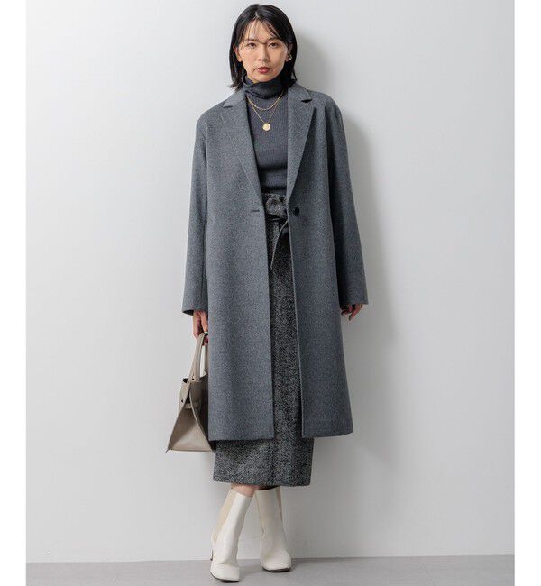 23区「【Oggi1月号/CLASSY.11月号掲載】ウーステッドウール リブタートルネック ニット」|ニット・セーター|