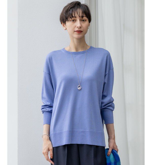 23区「【洗える】オータムシャイニー リラクシー ニット」|ニット・セーター|ｻｯｸｽﾌﾞ