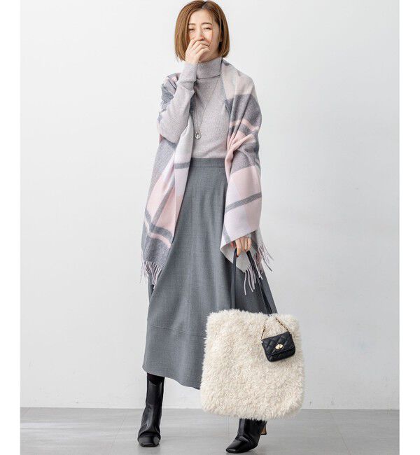 23区「【滝沢眞規子さん着用/WEB限定カラーあり】ウーステッドウール リブタートル ニット」|ニット・セーター|