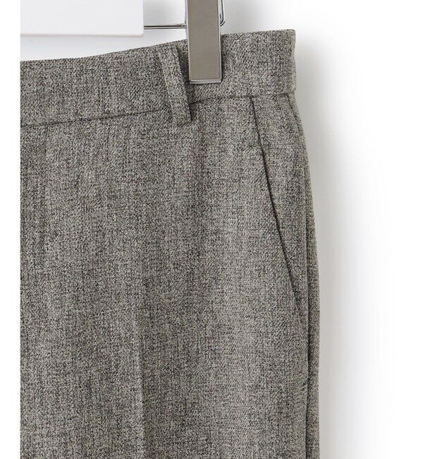 23区「【洗える/セットアップ対応】ウールライクカルゼ テーパード パンツ」|その他|