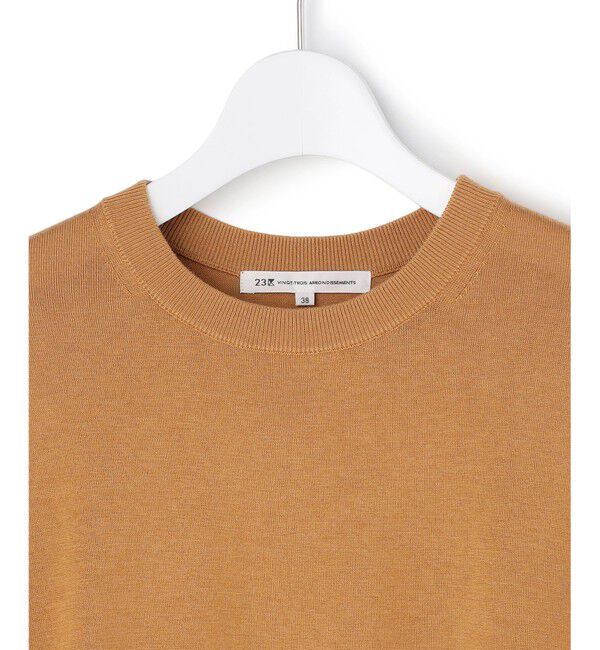 23区「【見上愛さん着用】キュプラコットン プルオーバー ニット」|ニット・セーター|