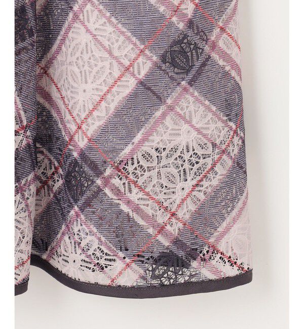 any SiS「【洗える】レースオンチェック スカート」|スカート|