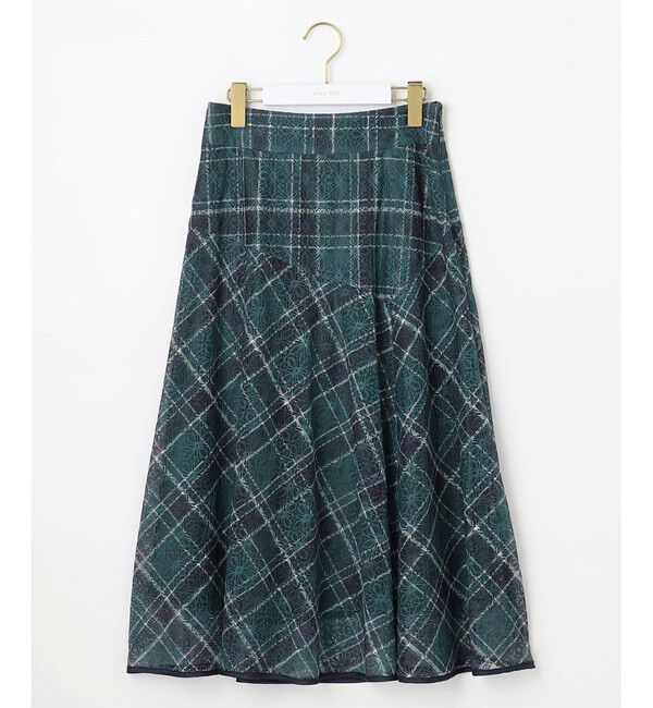 any SiS「【洗える】レースオンチェック スカート」|スカート|
