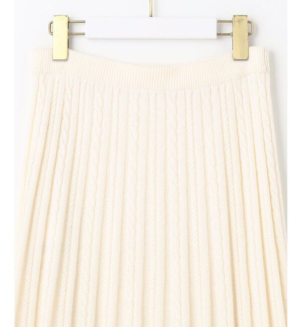ANY SIS「【セットアップ対応】スフレケーブルニット スカート」|スカート|