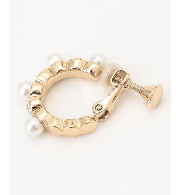 ANY SIS「リリー パール調 イヤリング」|イヤリング|