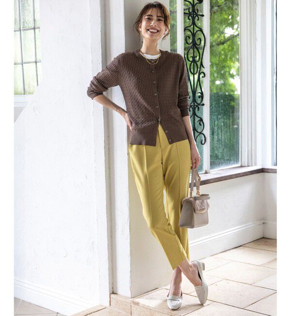 ANY SIS「ウーステッドエステル テーパード パンツ」|その他|ｼﾄﾗｽｲｴ