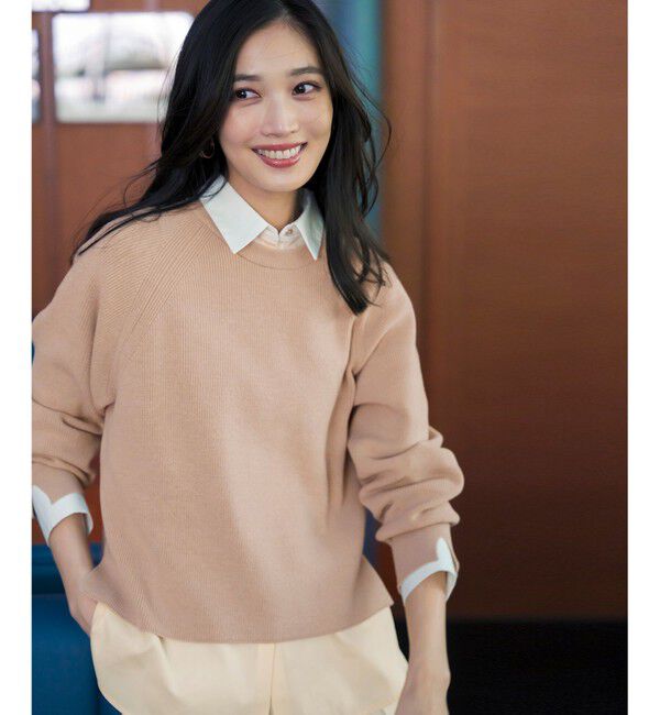 ANY SIS「ニットレイヤード シャツ ツインセット」|ニット・セーター|ﾗｲﾄﾍﾞｰ