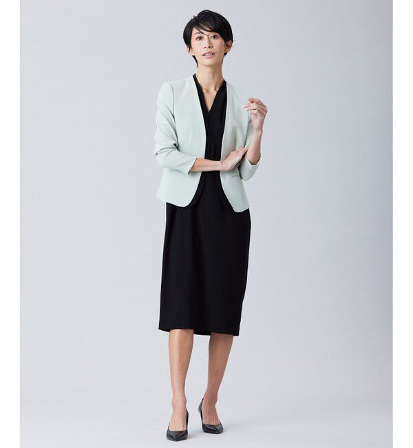 BEIGE,「CINDY / Vネックワンピース」|ワンピース|