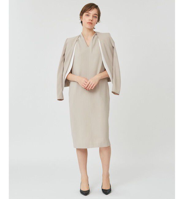 BEIGE,「CINDY / Vネックワンピース」|ワンピース|