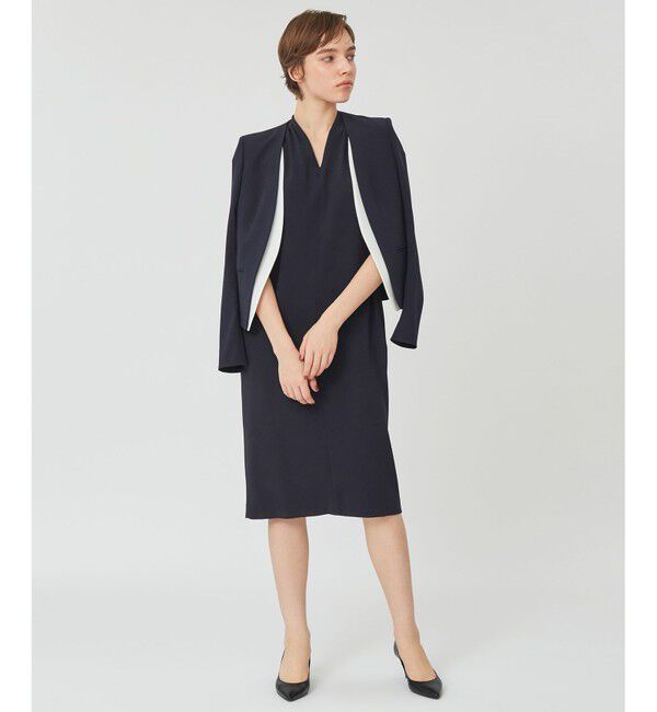 BEIGE,「CINDY / Vネックワンピース」|ワンピース|