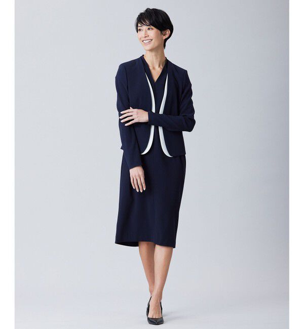 BEIGE,「CINDY / Vネックワンピース」|ワンピース|