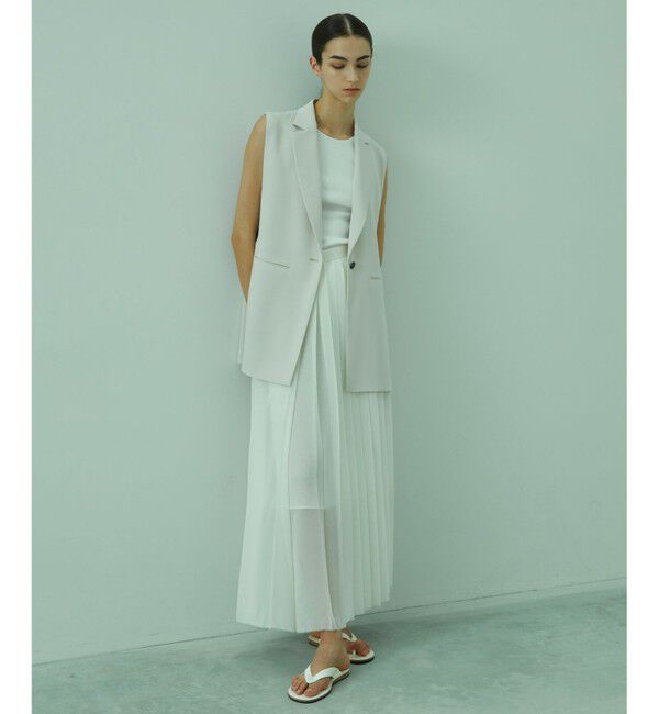 BEIGE,「PARM / プリーツスカート」|スカート|