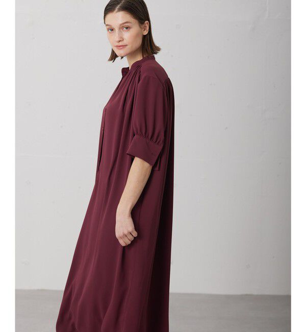 BEIGE,「【WEB限定】SIMEON / ギャザーワンピース」|ワンピース|