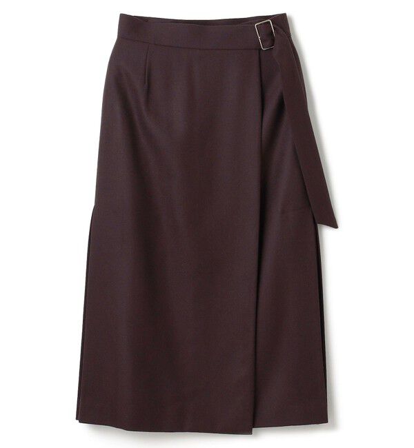 BEIGE,「TERNES / ウールナローラップスカート」|スカート|