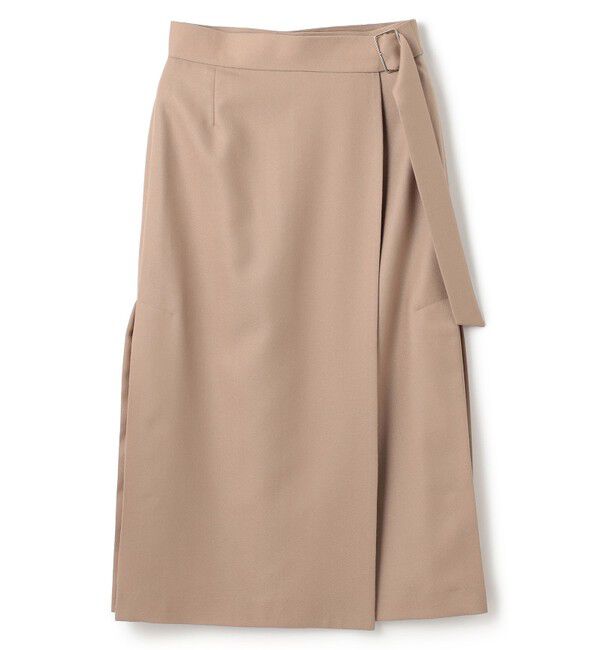 BEIGE,「TERNES / ウールナローラップスカート」|スカート|