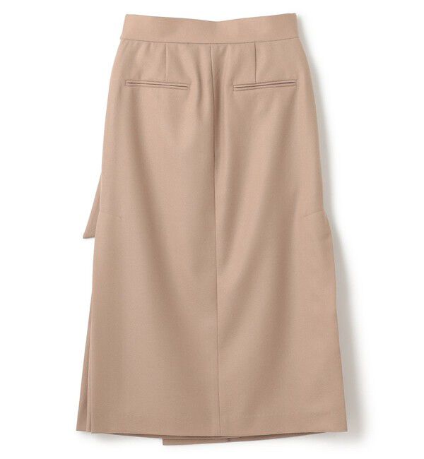 BEIGE,「TERNES / ウールナローラップスカート」|スカート|