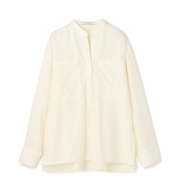 BEIGE,「【VERY NaVY12月号掲載】TERNES / ビックポケットプルオーバーウールブラウス」|シャツ・ブラウス|