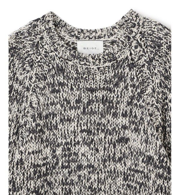 BEIGE,「OPAL / チャンキーニットプルオーバー」|ニット・セーター|