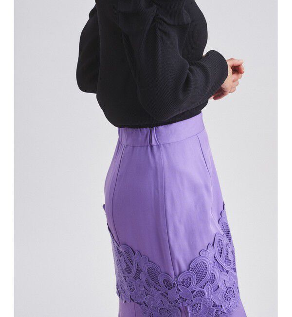 GRACE CONTINENTAL「レース切替マーメイドスカート」|スカート|