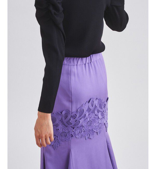 GRACE CONTINENTAL「レース切替マーメイドスカート」|スカート|