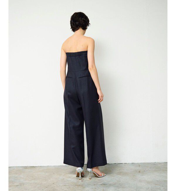 Grace Class「リネンタッチビスチェサロペ」|オールインワン|