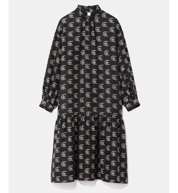 Grace Class「シルクモノグラムドレス」|ワンピース|