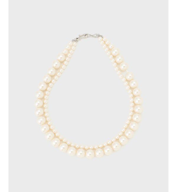 GRACE CONTINENTAL「ミックスパールボリュームネックレス」|ネックレス|