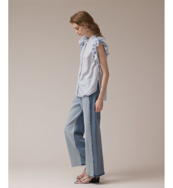 Diagram「マルチフリルノースリーブブラウス」|シャツ・ブラウス|